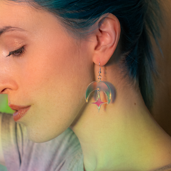 Celestial Star Earrings - view 3